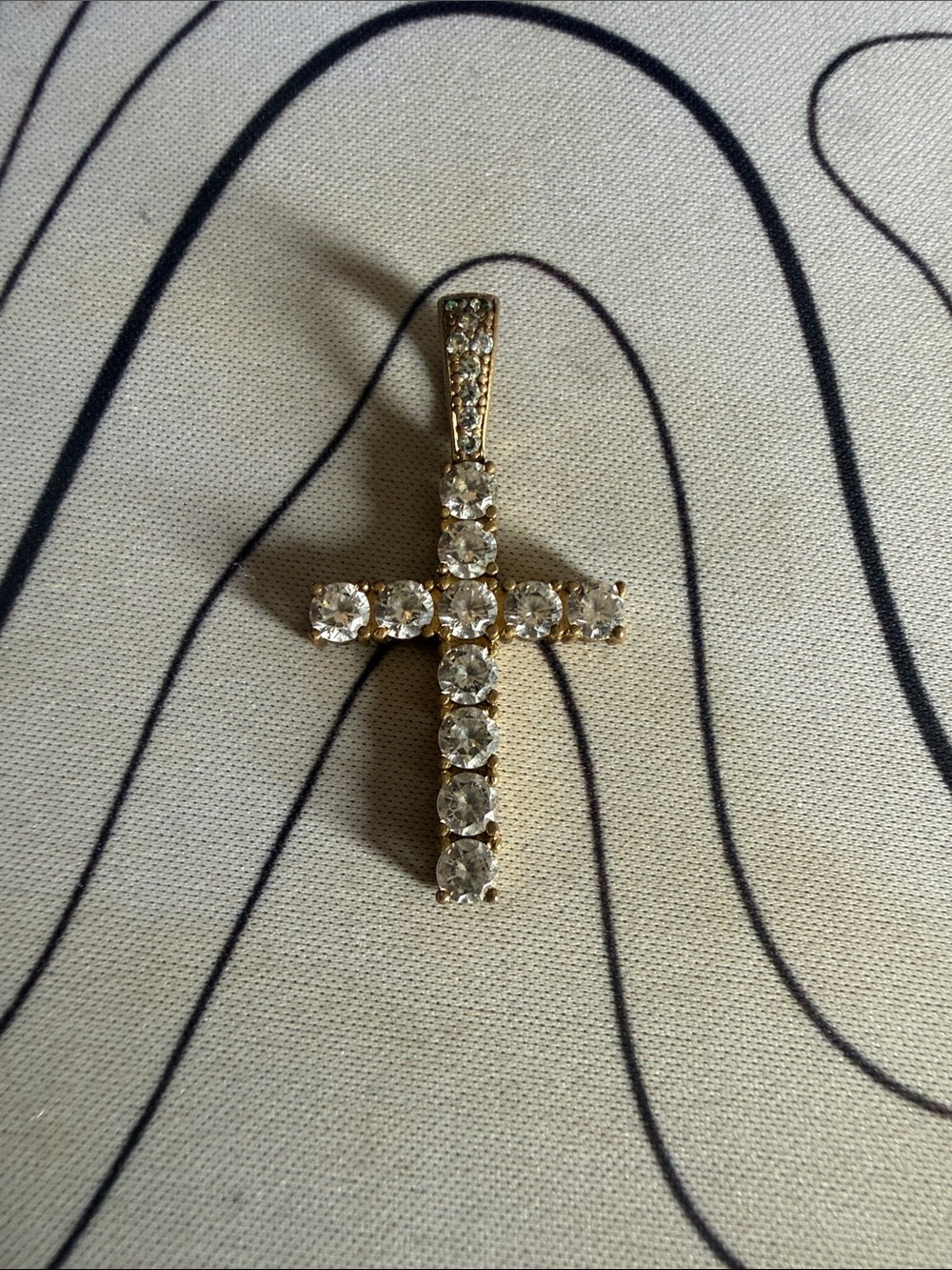 Authentic GLD Cross Pendant Yellow Gold 18K Gold Plated Pendant
